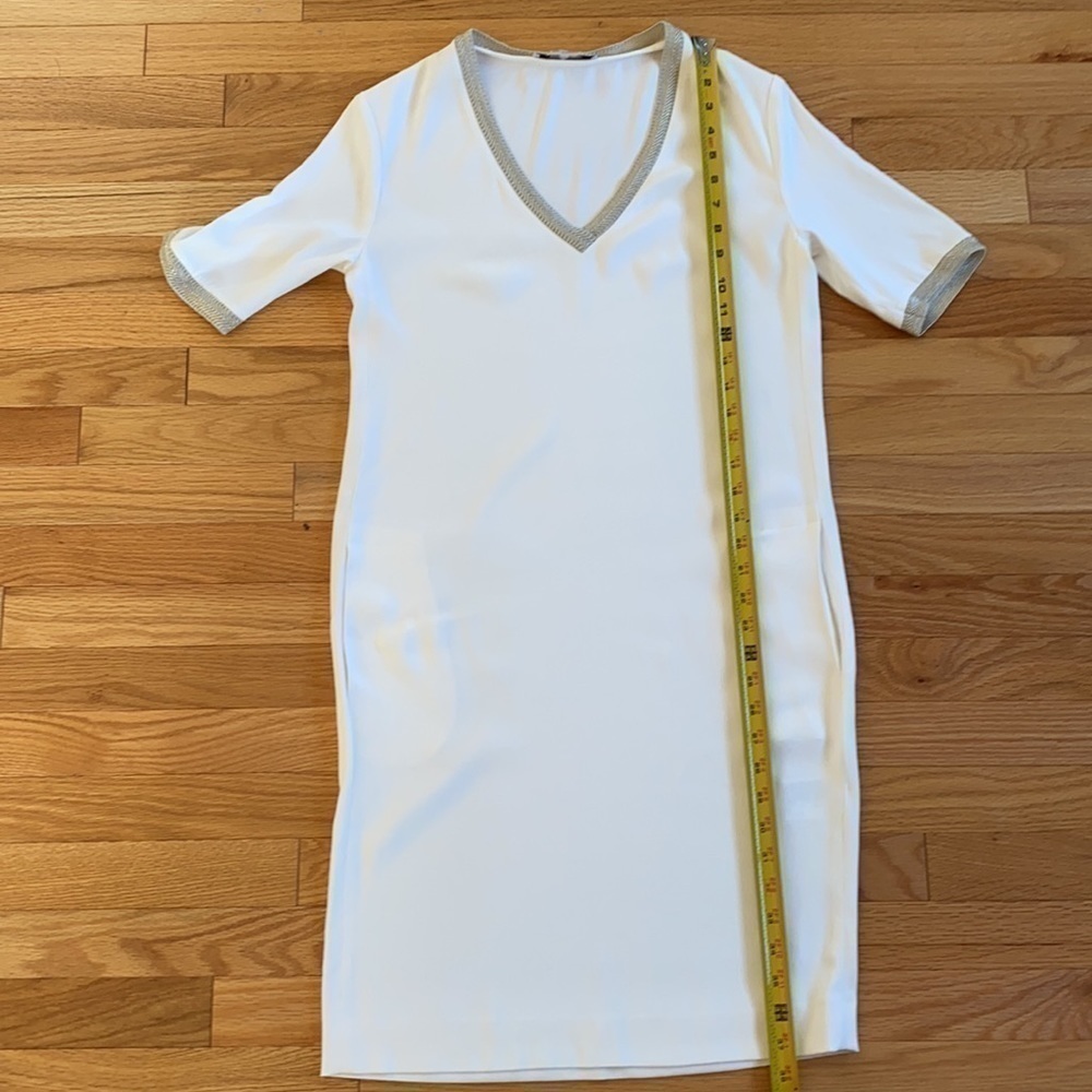 Gerard Darel Paris Off-White Harmony Dress Size France 34=US 2 - Picture 13 of 14